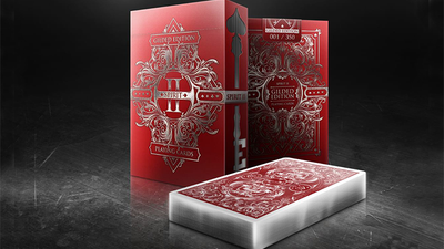 Spirit II MetalLux Red (Gilded Edition) Playing Cards