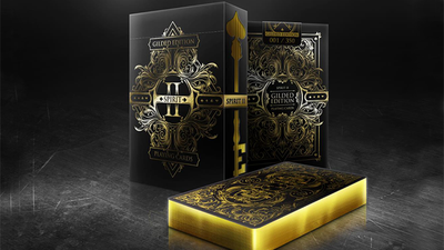 Spirit II Black (Gilded Edition) Playing Cards