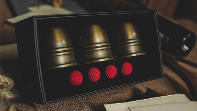 Artistic Cups and Balls (Brass) by TCC - Mystique Factory