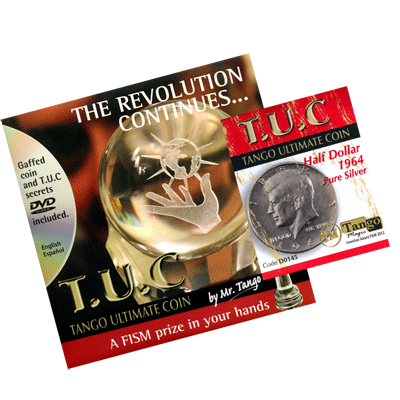 TUC Pure Silver Half Dollar by Tango (DVD + Gimmick) - Mystique Factory
