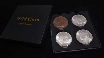 WILD COINS (Gimmicks and Online Instructions) by ChiNam Leung, Bean's Magic